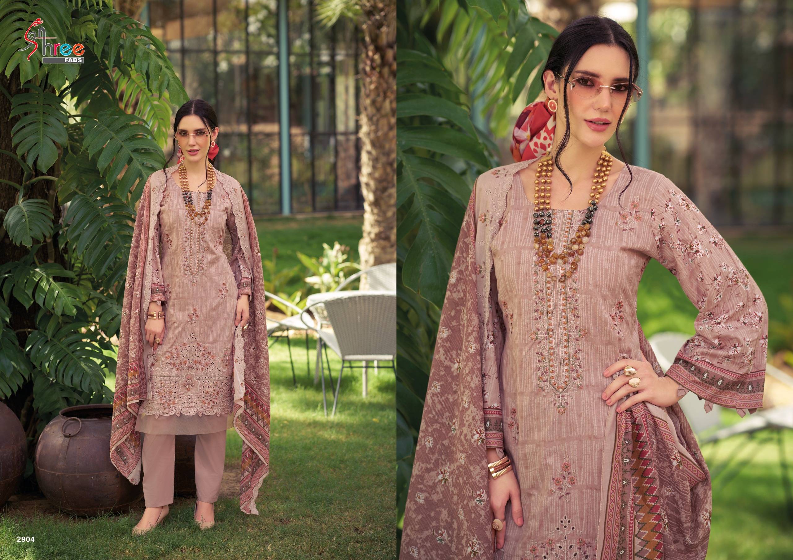 BIN SAEED LAWN COLLECTION VOL-29 BY SHREE FAB 2901 TO 2906 SERIES Pakistani Stylish Beautiful Colourful Printed PURE LAWN COTTON Stitched Dresses At Wholesale Price